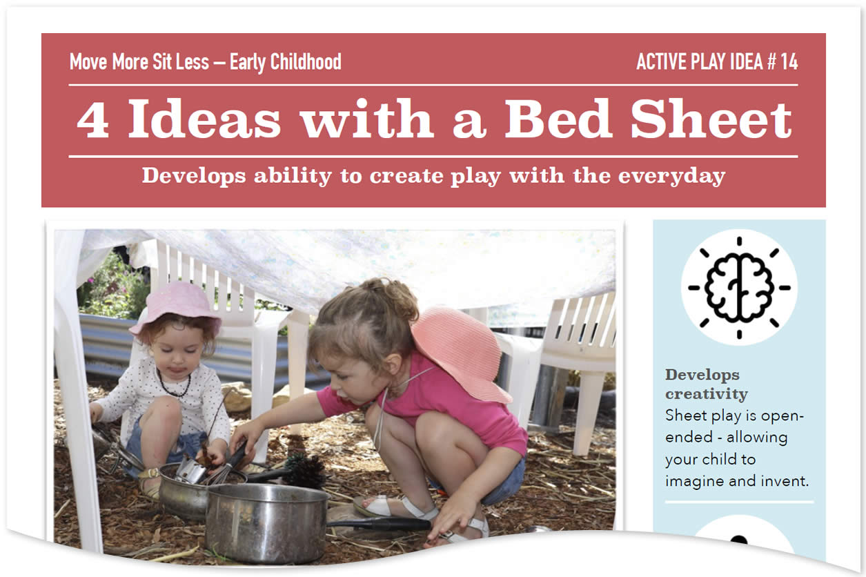 Active Play 14 - 4 Ideas with a Bedsheet